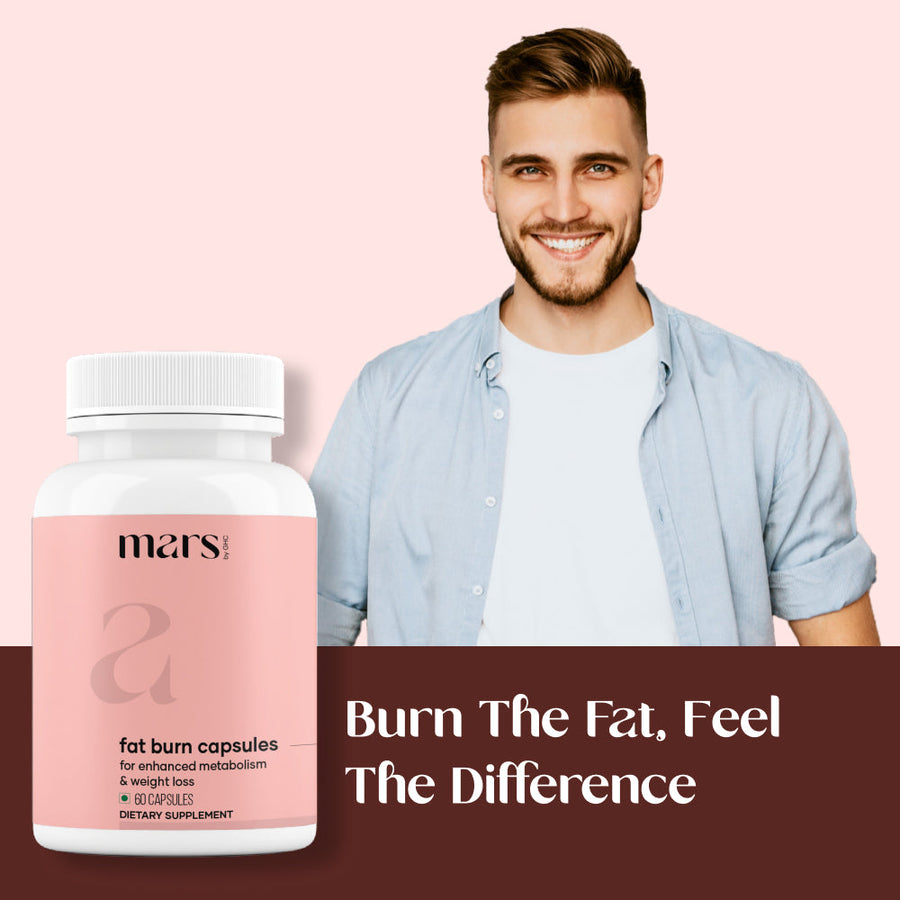 Mars Fat Burn Capsules : Powered With Psyllium Husk, Moringa & Dandelion Root