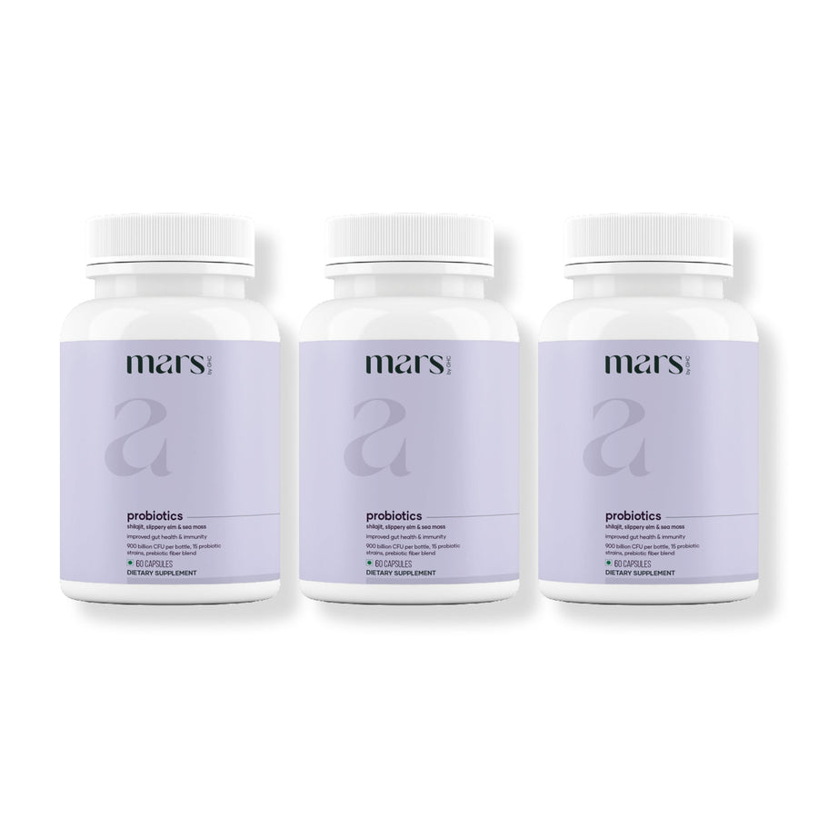 Mars Probiotics for Men: Powered with Shilajit, Sea Moss & Slippery Elm